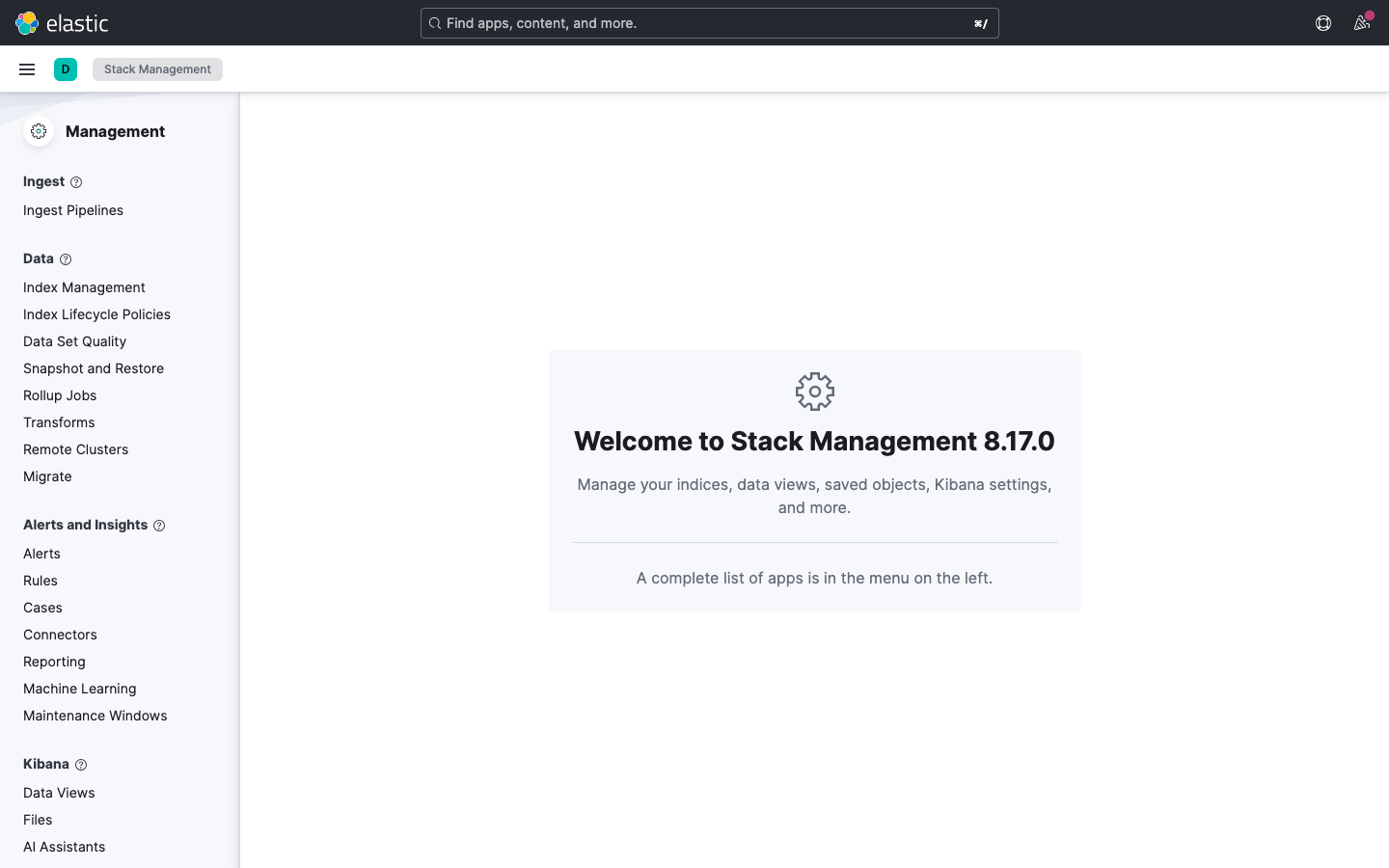 Stack Management